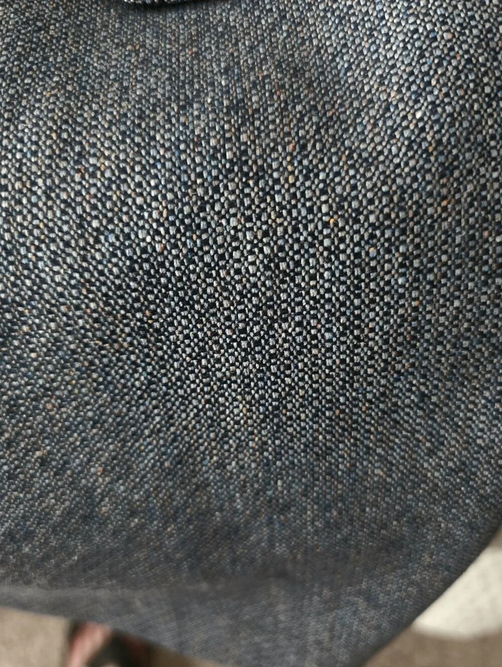 Jos. A. Bank 100% Silk Blazer Sport Coat 52L Blue Gray Textured Tweed 2-Button